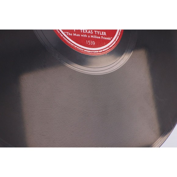 T. Texas Tyler Trouble Then Satisfaction / Solitaire 1950 10" 78 rpm Record 1539 - Picture 15 of 16